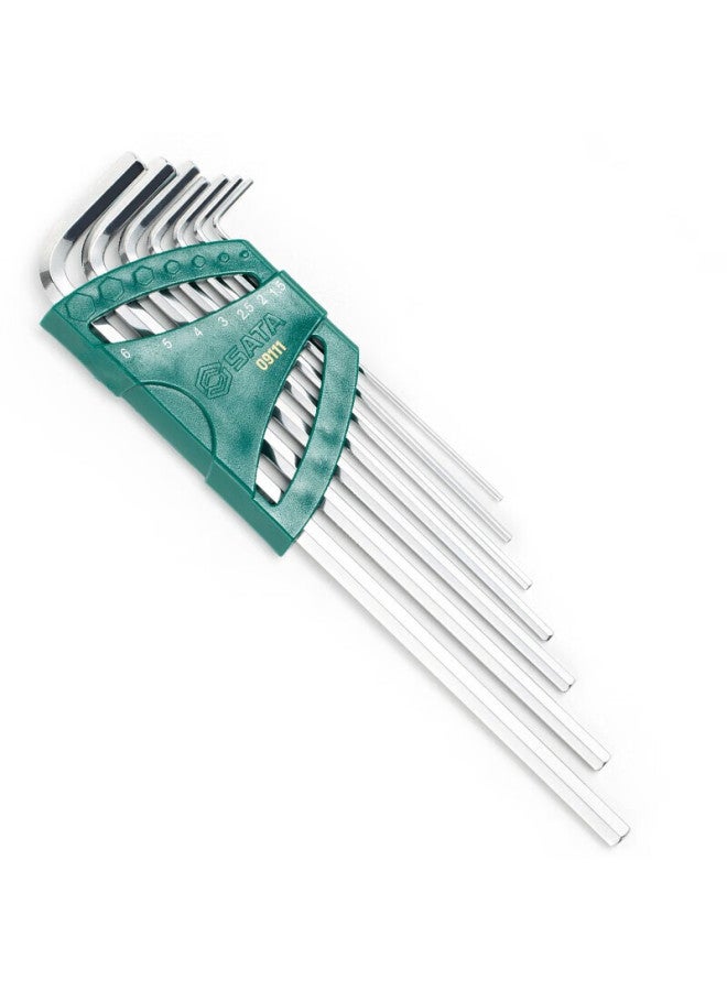 Sata Extra-long Flat Head Hex Key Set, Svcm Alloy Steel Hardened Metric 7-piece Set 09111 - Image 3