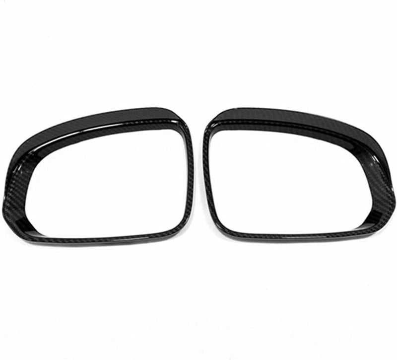 DEMULAX ABS Carbon Fibre Rearview Mirror Rain Visor for Volvo XC60 - Image 1