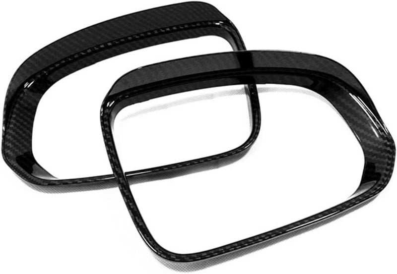 DEMULAX ABS Carbon Fibre Rearview Mirror Rain Visor for Volvo XC60 - Image 2