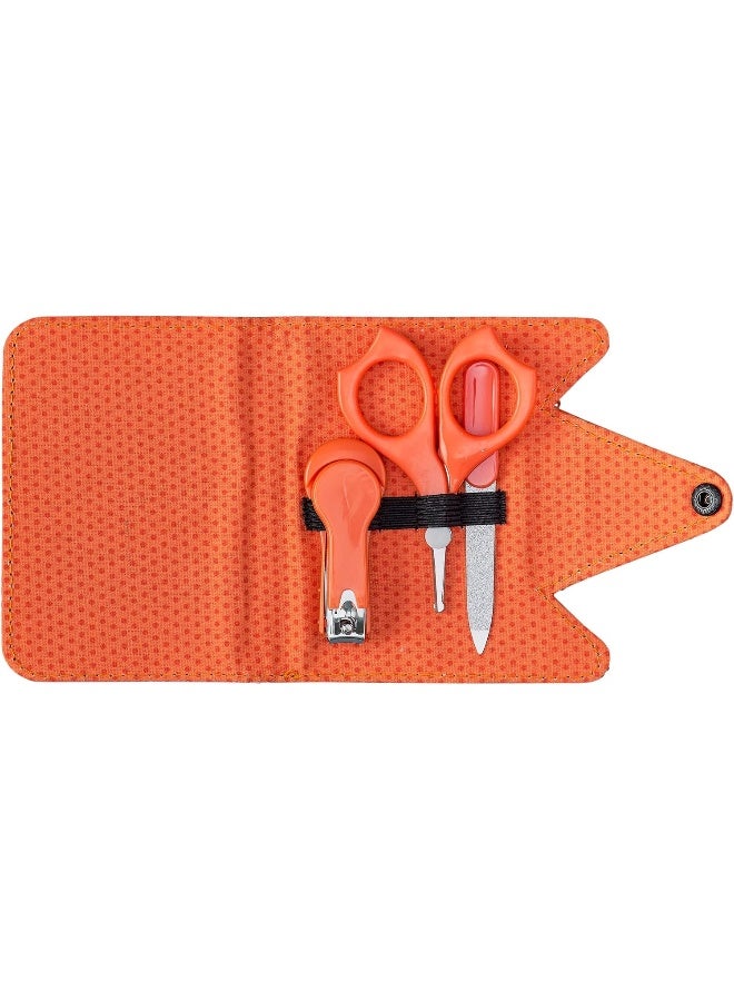 Petit Collage Baby Nail Kit â€“ Includes Baby Nail Clippers, Scissors, and Nail File â€“ Includes a Fox-Shaped Pouch Measures 7â€ x 4.5â€ x 0.25â€ â€“ Ideal for On-The Go - Image 3