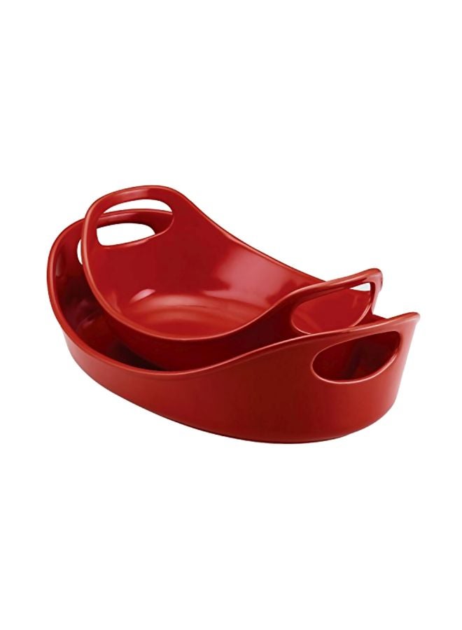 راتشل راي طقم صواني خبز من السيراميك من قطعتين - Image 2