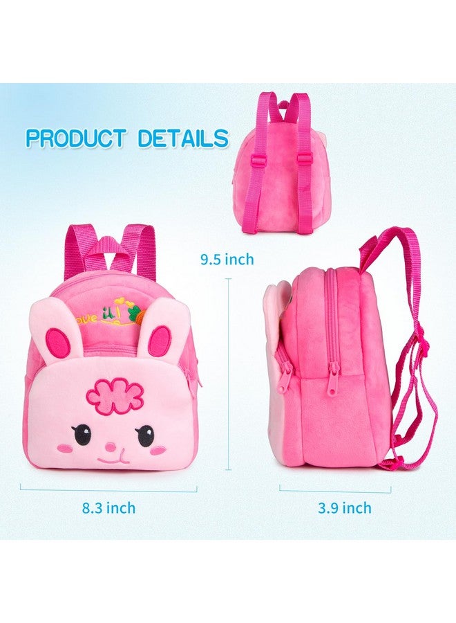 Pedolltree Reborn Baby Doll Clothes Outfit Accessories Pink 8 Pcs Set With Rabbit Backpack&Diaper For 17-22 Inch Reborn Doll Newborn Baby Girl  - Image 3