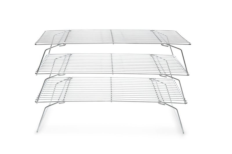 Fox Run 4698 Stackable Cooling Rack Set, Chrome, 3-Piece - Image 2
