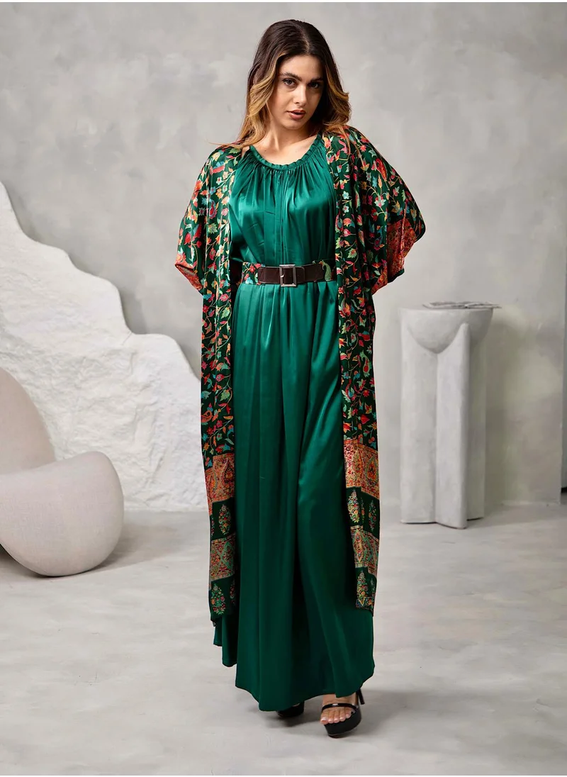 إكستاسي Printed kaftan set