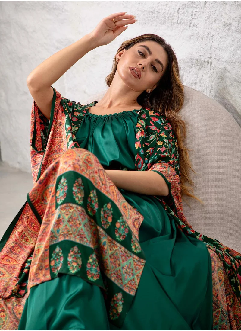 إكستاسي Printed kaftan set