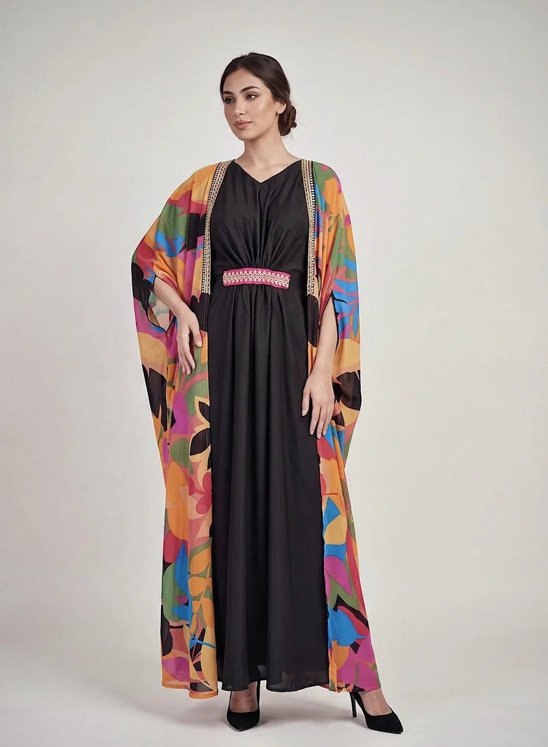 ECSTACY Printed kaftan set