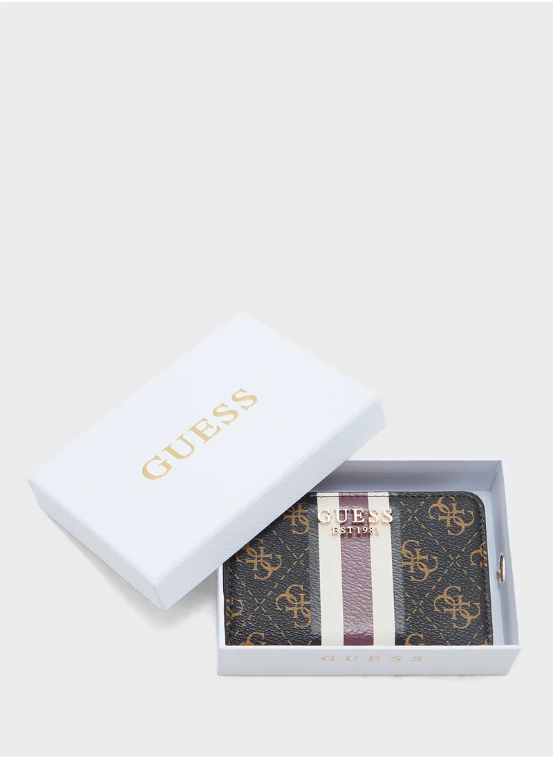 جس Laurel Slg Zip Arnd Card Holder