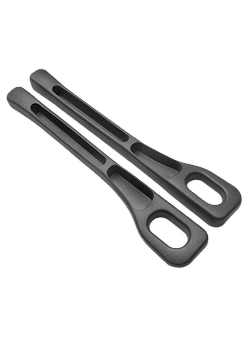 1 Pair Universal Car Seat Gap Plug Strip Side Seam Car Gap Filler Leak Proof Seat Gap Storage Organizer Interior Decoration Black for Cars Automotive Accessories - Image 1