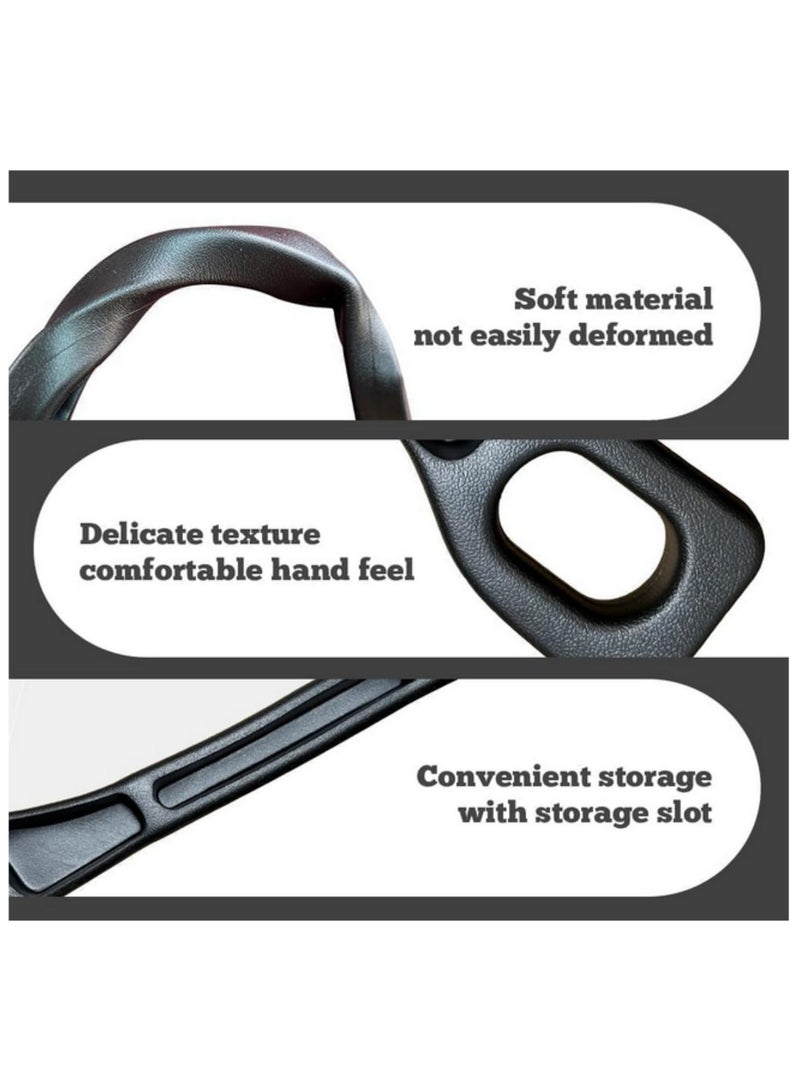 1 Pair Universal Car Seat Gap Plug Strip Side Seam Car Gap Filler Leak Proof Seat Gap Storage Organizer Interior Decoration Black for Cars Automotive Accessories - Image 3