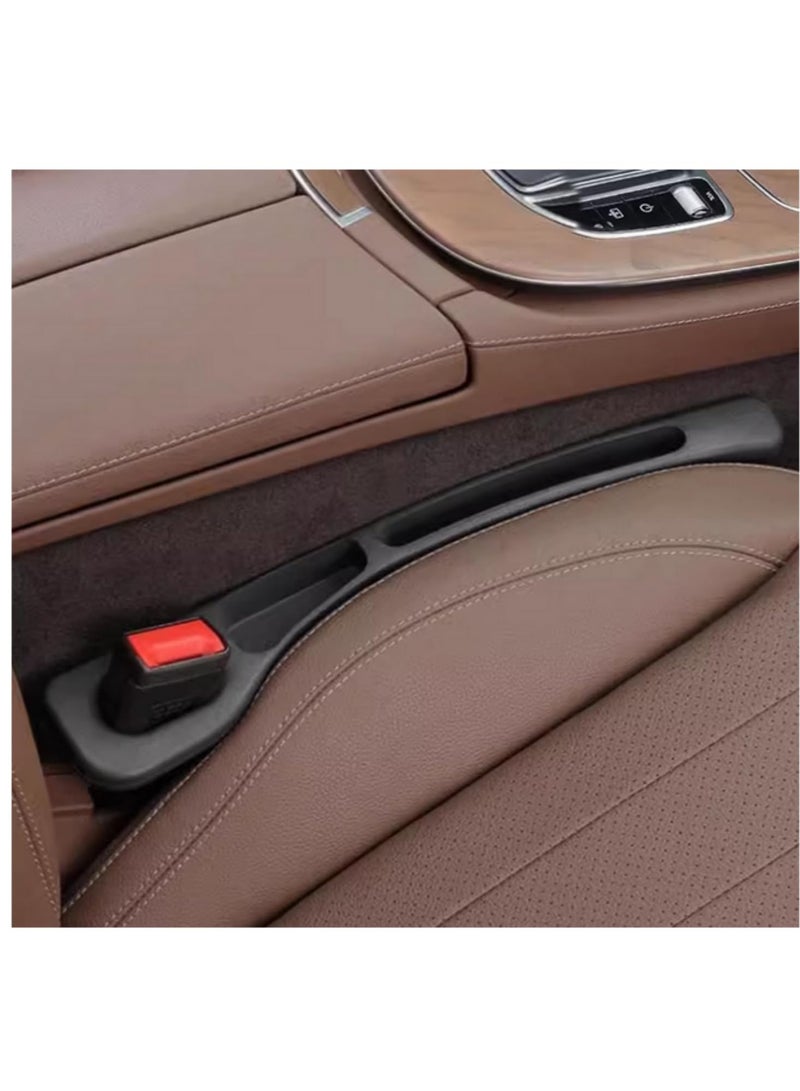 1 Pair Universal Car Seat Gap Plug Strip Side Seam Car Gap Filler Leak Proof Seat Gap Storage Organizer Interior Decoration Black for Cars Automotive Accessories - Image 4