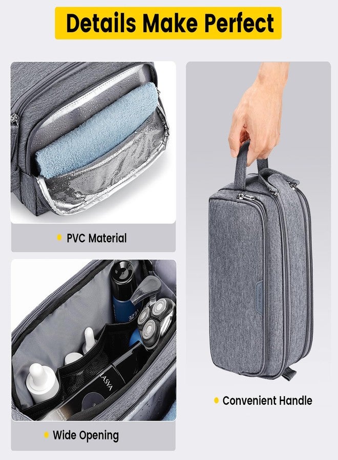 Vorspack Travel Toiletry Bag with Organized Compartment, Medium, Grey - Image 4