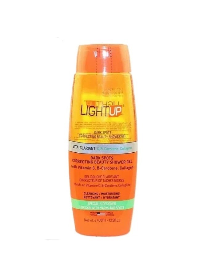 Light Up Lightup Dark Spots Exfoliating Correcting Beauty Body Wash 400 ML - Image 2