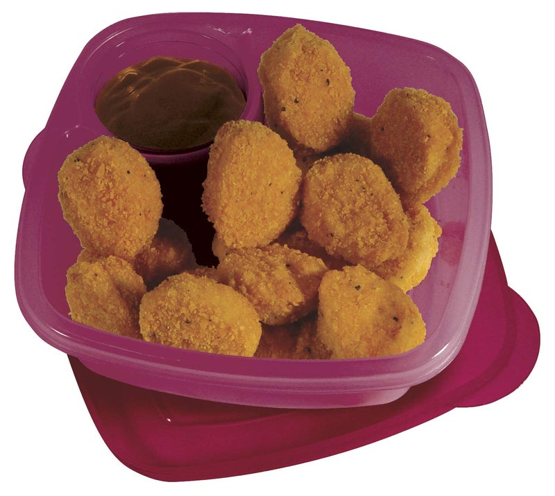 COMPAC HOME Take A Dip 2 The Side Orange-Yellow Compartment Lunch Containers or Snack Container for On The Go  Dishwasher and Microwave Safe - Image 3