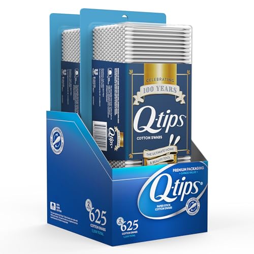 Q-Tips Cotton Swabs 625 Count 2-Pack – Original Cotton Swabs with Soft Tips, Makeup Tools, Beauty, Personal Care & Household Essentials - Image 1