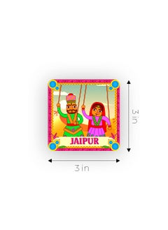 Ultra Ultra 3D Fridge Magnet for Refrigerator Jaipur Puppet Theme  - Image 4