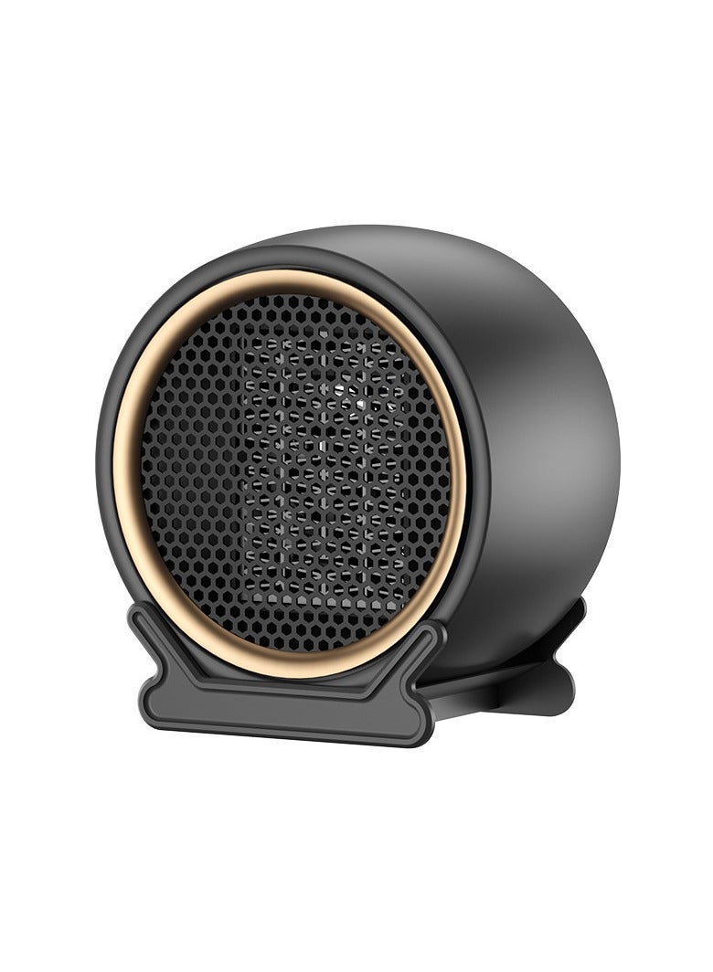 general Mini space heater, 1200-watt small electric fan heater, portable low-energy consumption electric heater, dual-mode safe and energy-saving, multi-protection heater for home, office and bedroom - Image 1