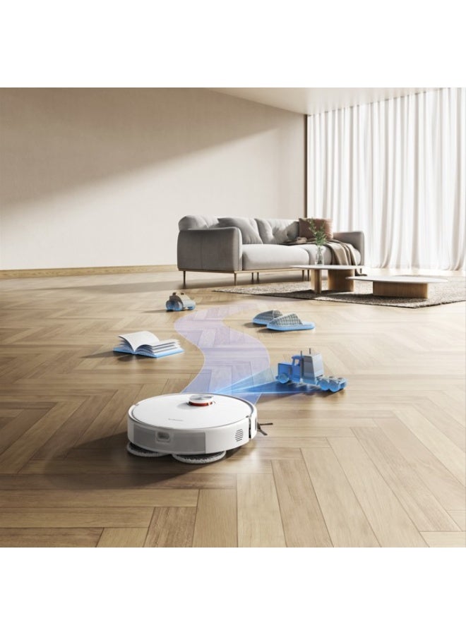 Xiaomi Robot Vacuum S40 Pro - 15000Pa powerful suction fan blower, Clean a 180m² home in one go. 360° scanning for automated route planning 160 W OV71GL white - Image 5