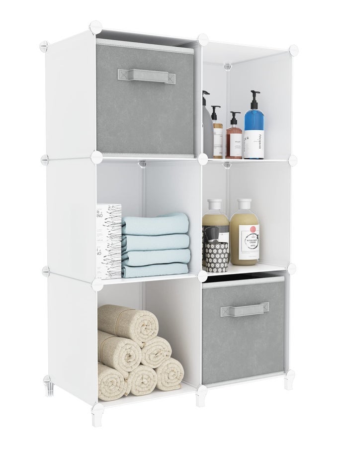 BATHROOM ORGANIZER CUBE STORAGE ORGANIZER CLOSET STORAGE CUBE SHELF STORAGE BOOKCASE BOOKSHELF