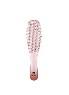 Calista CALISTA Smoothie Hair Brush  Vented Design  Flexible Bristles Work in Wet  Dry Hair  Ergonomic Handle Detangles Without Pulling  PainFree Hair Accessories  All Hair Types Pink 