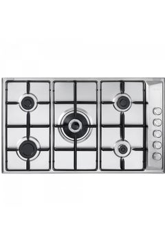 Elba Built-in Gas hob 90 cm 5 Burners Enameled Stainless EN90-544XD