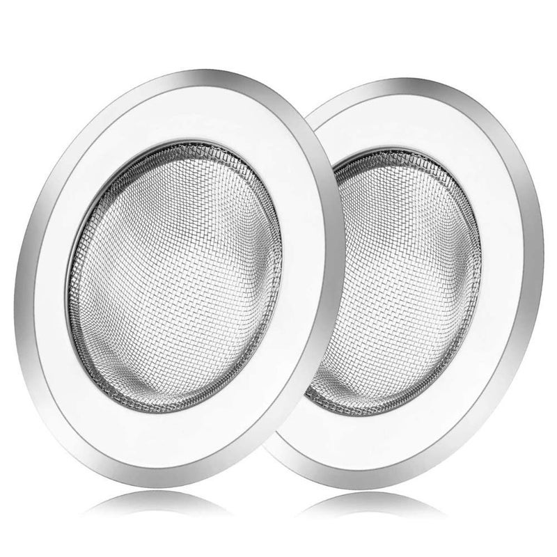 KitchenFest® Kitchen Sink Strainer Heavy Duty Stainless Steel Strainer Kitchen Drain Basin Basket Filter Stopper Drainer Sink Jali (Size- 11.5 cm) - Image 1