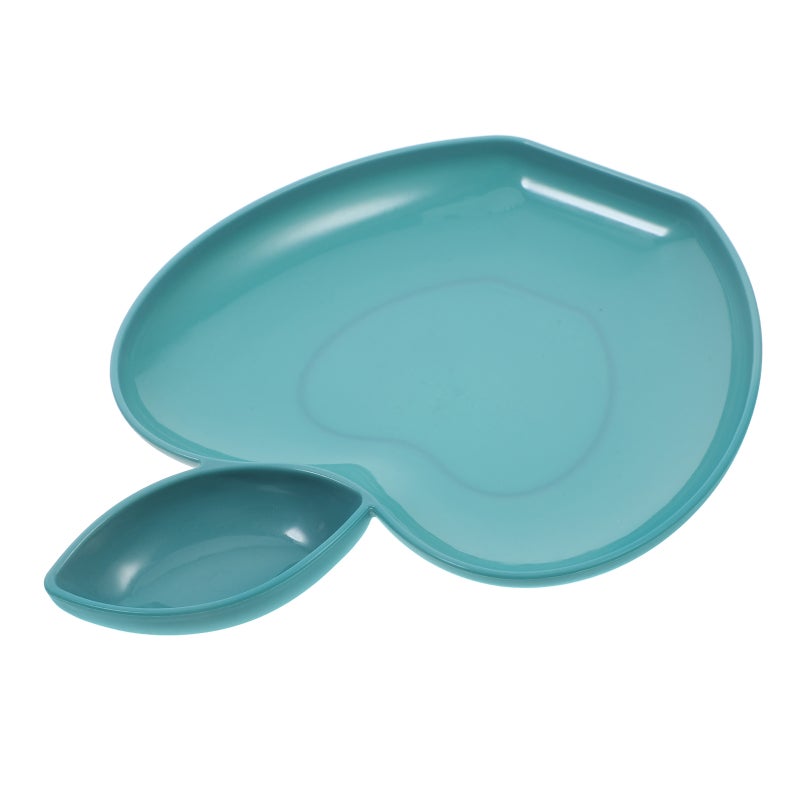 -shaped Dip Plate Snack Serving Tray Dumpling Plate Dipping Sauce Plate - Image 5