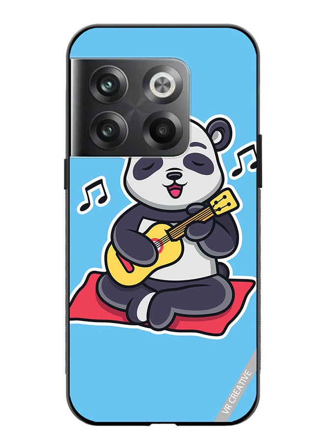 VR CREATIVE - Protective Case Cover For OnePlus Ace Pro Panda Playing Music Design Multicolour - Image 1