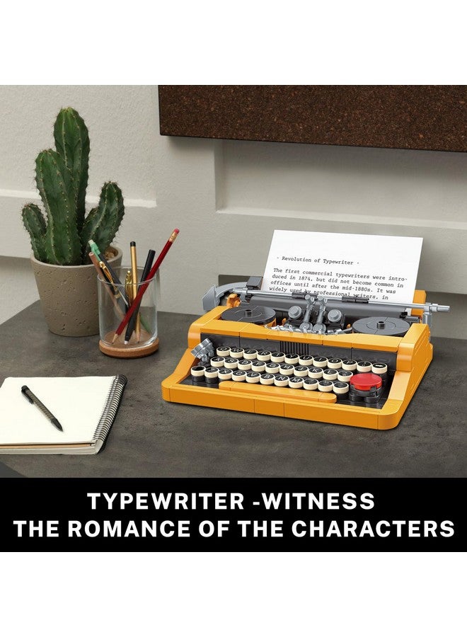 JMBricklayer Typewriter Walkman Television Building Toys 20131, Collectible Vintage Display Model Office Room Decor, Creative Hobbies Activity, Unique Gift Ideas for Adults Teens Kids(660 Pieces) - Image 3