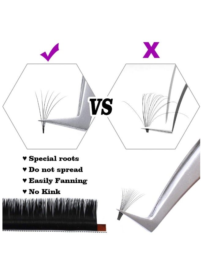 Globalstar Fan Lashes 0.07C Mix - Unleash the Power of Dramatic Volume Lashes - Image 3