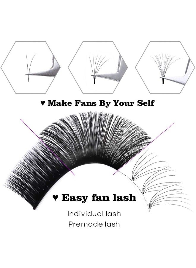 Globalstar Fan Lashes 0.07C Mix - Unleash the Power of Dramatic Volume Lashes - Image 4