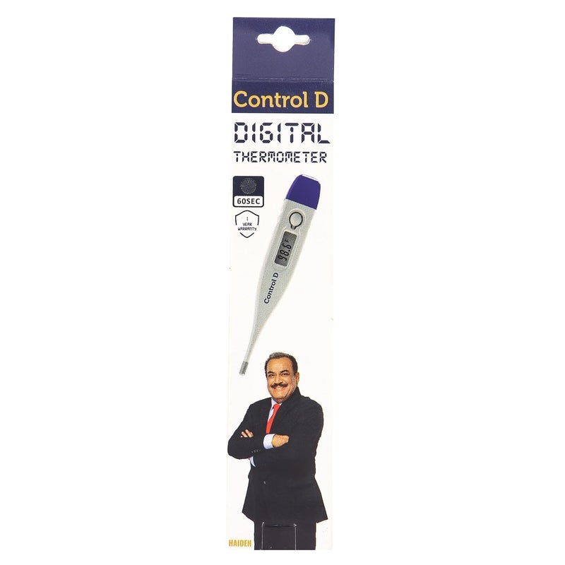 Control D Plastic Phx-01 Digital Thermometer With One Touch Operation For Child And Adult Oral Or Underarm Use |Made In India|1 Year Warranty - Image 2