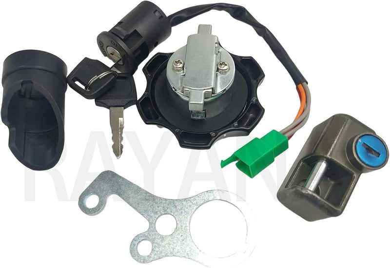 RAYANA Ignition Switch Fuel Gas Cap Lock Set for Suzuki DRZ400S DRZ400SM - Image 2