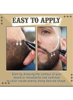 Generic Waterproof Beard Filler Dark Brown  - Image 5
