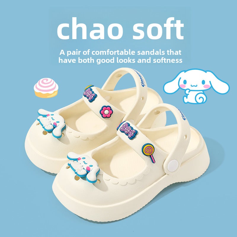 صنادل كرتونية للأطفال لصيف  الملودي الأرجواني - Image 5