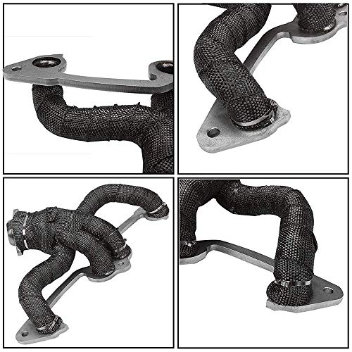PACEWALKER Exhaust Wrap Black 1" x 16' Roll for Motorcycle Fiberglass Heat Shield Tape with 4PC Stainless Ties (black) - Image 4