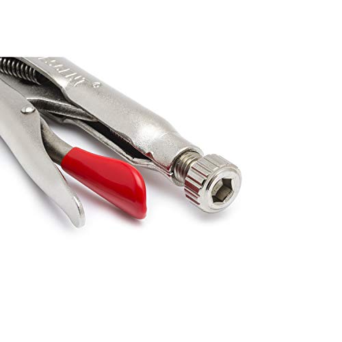 Crescent 5 Piece 5 Inch, 7 Inch & 10 Inch Curved Jaw & 6 Inch & 9 Inch Long Nose Locking Pliers with Wire Cutter - CLP5SETN - Image 4
