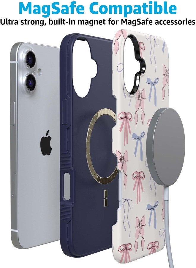 Casely iPhone 16 Case | Coquette Girlie | Pastel Bows Case | Bold Protective Design | Compatible with MagSafe - Image 5