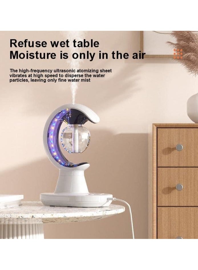 مصباح طارد البعوض 3 في 1 مرطب كهربائي ضوء الليل مصباح هادئ لغرفة النوم والمكتب وغرفة المعيشة - Image 5