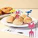 Hartya 20 PCS Food Picks for Kids Animal Fruit Picks Cute Food Toothpicks Lunch Bento Box Accessories for KidsToddler Bow - Image 4
