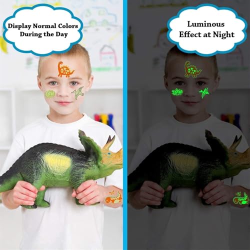 Leesgel Temporary Tattoos for Kids - Dinosaur Fake Tattoos for Birthday Decoration, Party Favors, Prizes for Classroom, Trick or Treat, Goodie Bag Stuffers, Stocking Stuffers and Gifts-37 Styles - Image 4