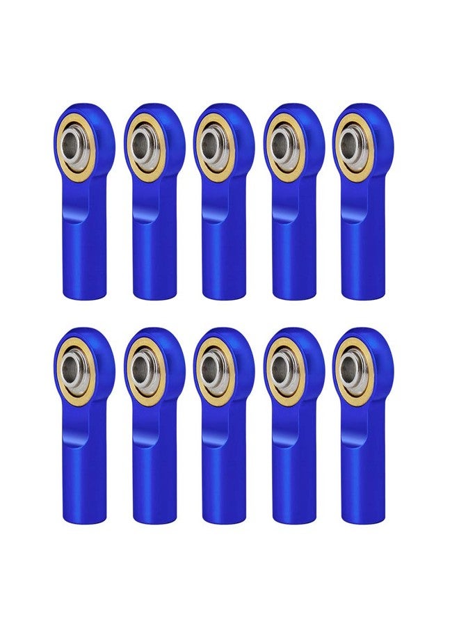 QUE-T 10pcs Metal Link Rod End M4 Ball Joint Head for RC Crawler Car (Navy Blue) - Image 2