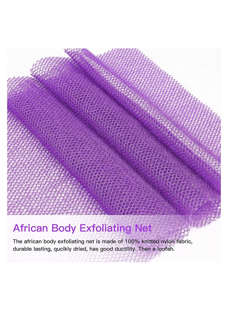 NIBEMINENT 3 Pieces Extra Long Exfoliating Back Scrubber Magic Body For Shower Washer for Bath Wash Cloth Washcloth to Cleaning Massage - Image 5