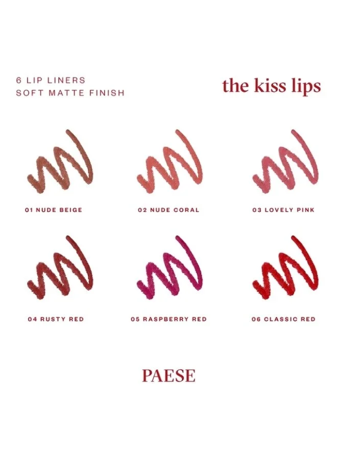 Paese The Kiss Lips Liquid Lipstick & Lip Liner