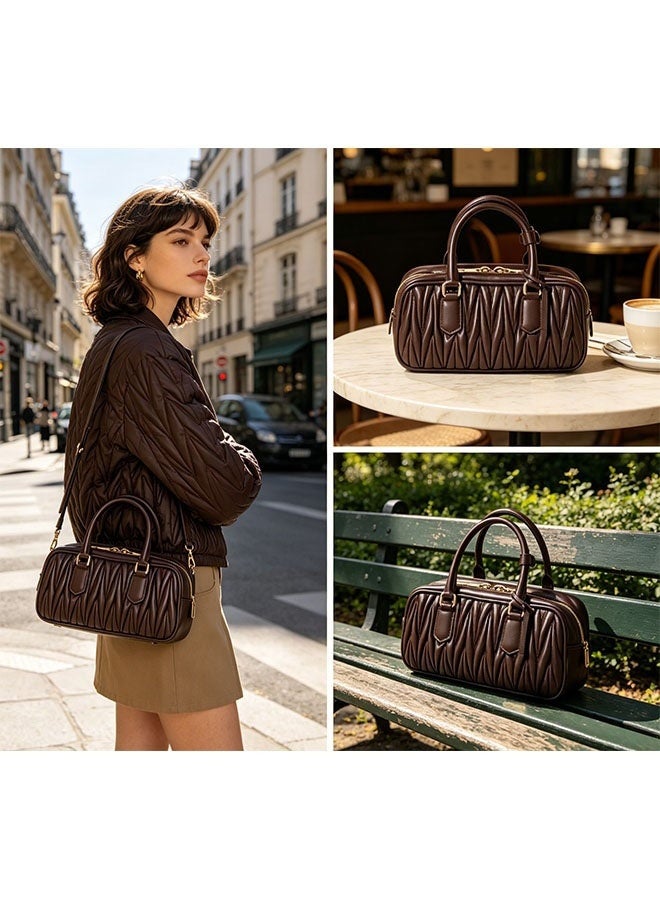 New high-end women's Napa adventure soft leather shoulder bag - tote bag, crossbody bag and clutch bag - Image 4