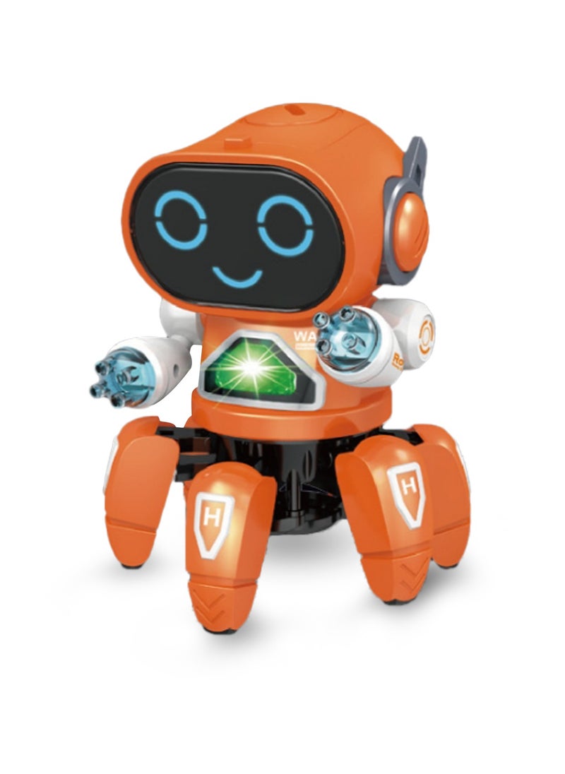 LB Robot Bot Pioneer – Musical Light-Up Dancing Robot Toy for Kids Interactive Movement, 7-Color LED Lights, Sound Effects  - Image 1