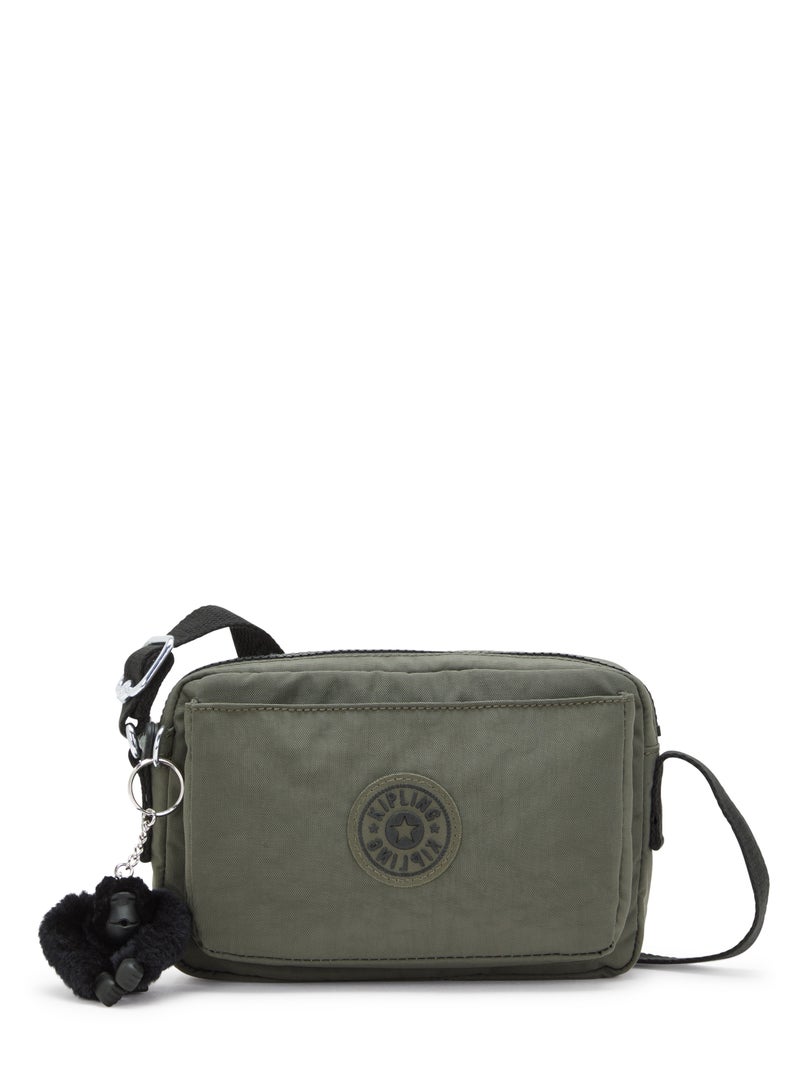 kipling Abanu Mini Crossbody Bag with Adjustable Shoulder Strap Green Moss - Image 1