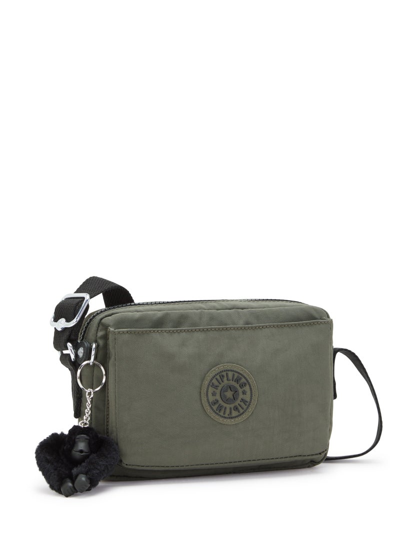 kipling Abanu Mini Crossbody Bag with Adjustable Shoulder Strap Green Moss - Image 5