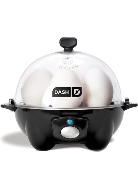 Rapid Egg Cooker: 6 Egg Capacity Electric Egg Cooker for Hard Boiled Eggs, Poached Eggs, Scrambled Eggs, or Omelets with Auto Shut Off Feature