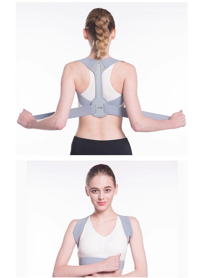 Generic - Posture Corrector for Men and Women, Posture Corrector Breathable Back Support, Body Correction Adjustable Back Posture Corrector - Relieve Back, Shoulder and Spine Pain (L) - Image 1