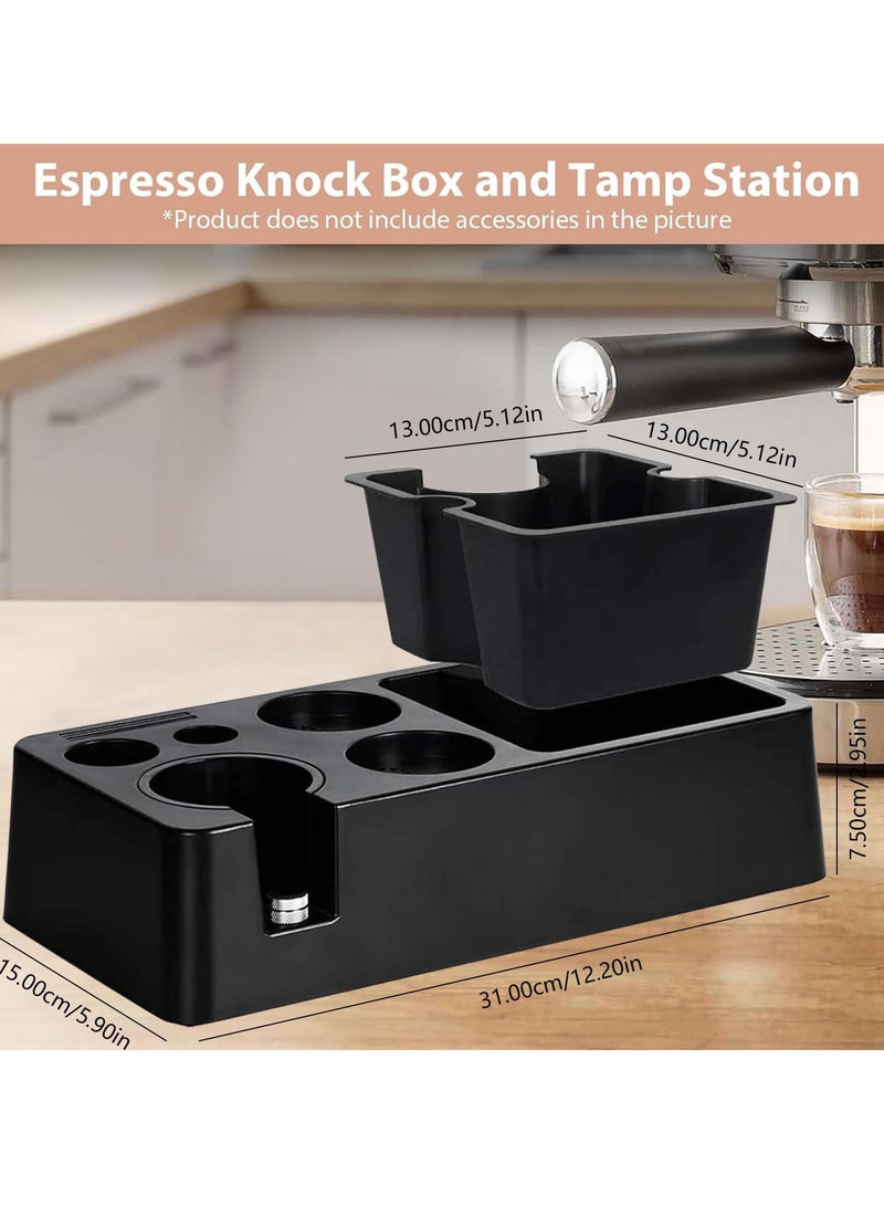 الأزرق جي دبليو قهوة اسبريسو اسبريسو اسبريسو اسبريسو اسبريسو مربع التخزين ، مناسبة لاحتواء 51 ، 54 ، 58 ملم تدك مربع من البلاستيك المضادة للانزلاق قاعدة - Image 5